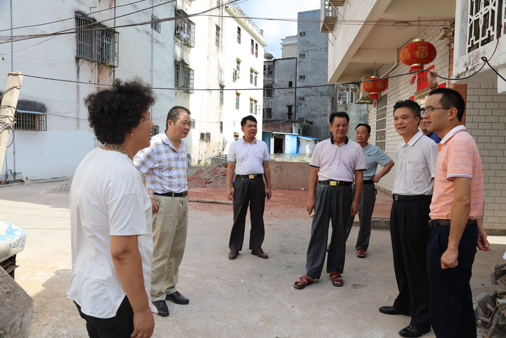 bet365欧冠党组书记、院长张晓辉到网格化责任地段和单位帮扶村民小组督查“双创”工作